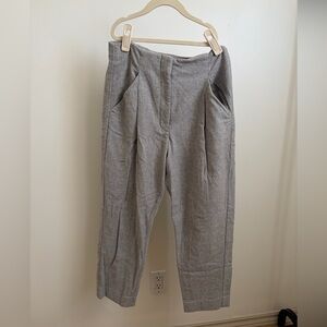 Aritzia Wilfred Light Gray Trousers